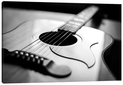 Songwriter Black And White Canvas Art Print - Apryl Roland