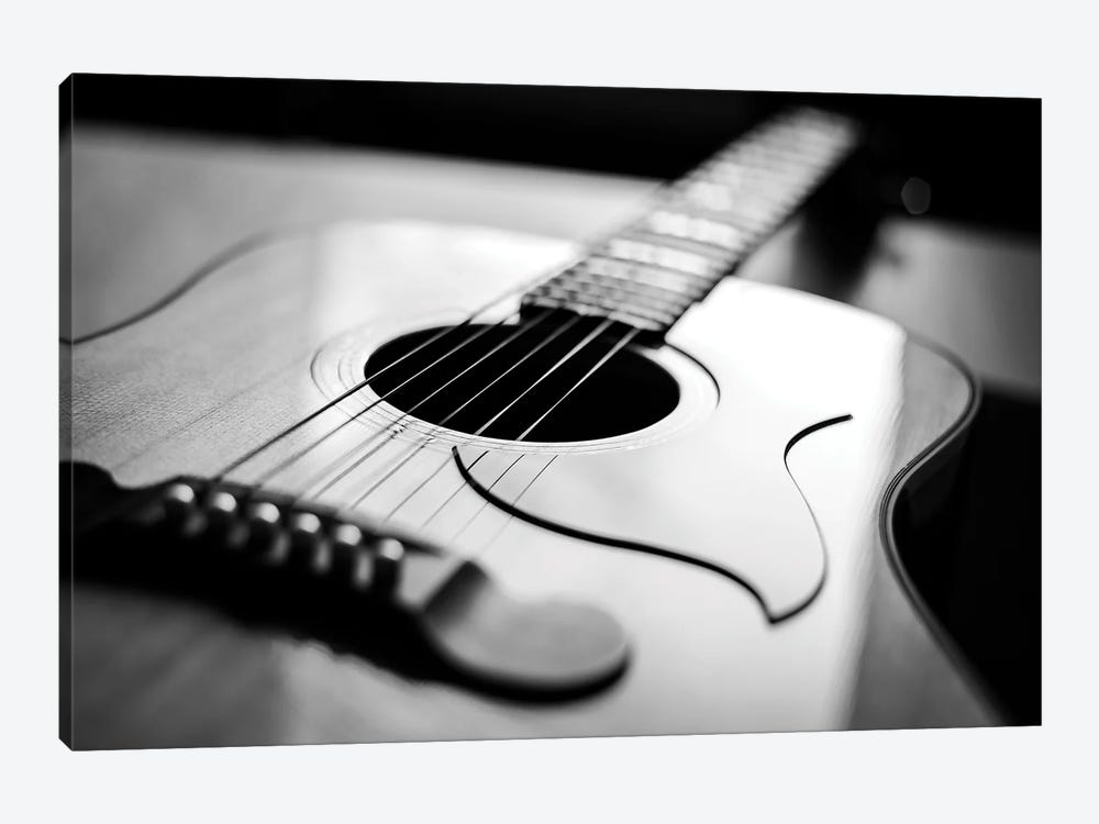 Songwriter Black And White by Apryl Roland 1-piece Art Print