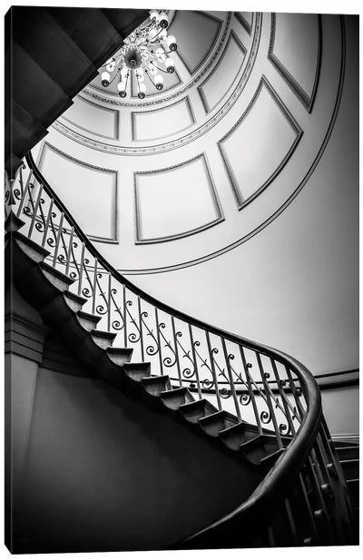 Supreme Spiral Canvas Art Print - Stairs & Staircases