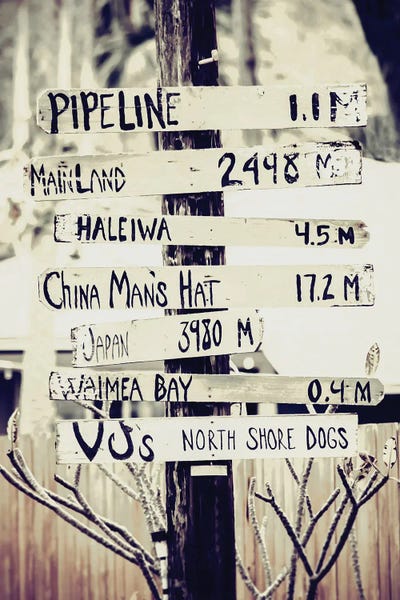 Large Map Art - Canvas Prints: That Way by Apryl Roland