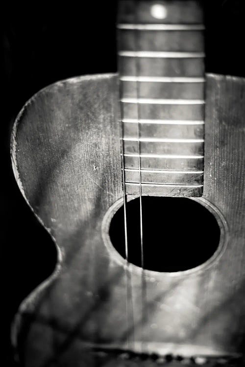 Two Strings Black And White