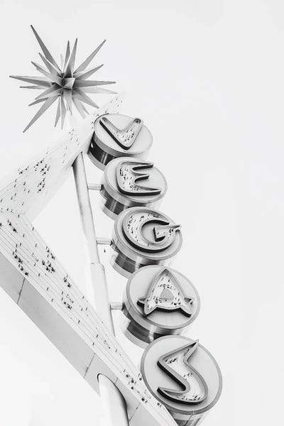 Nevada: Vegas Black And White by Apryl Roland