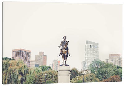 George In The Park Canvas Art Print - Apryl Roland
