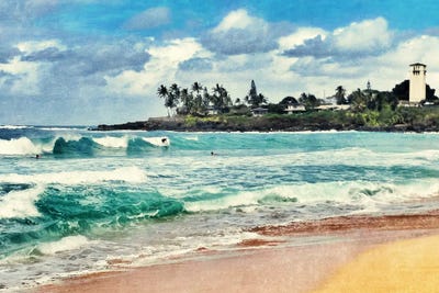 Waimea Bay by Apryl Roland art print