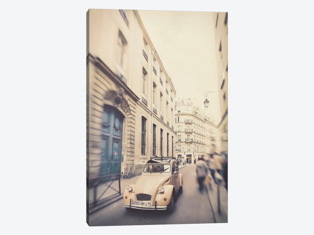 Paris Drive by Apryl Roland 1-piece Canvas Artwork