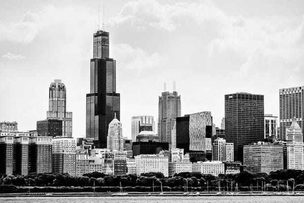 Illinois: Chi Town Black And White by Apryl Roland