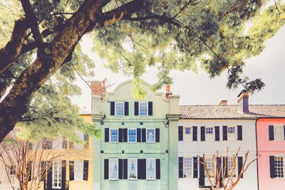 Rainbow On Bay by Apryl Roland multi panel art