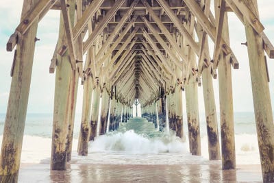 Apryl Roland - Framed Fine Art Prints: Outer Banks Pier by Apryl Roland