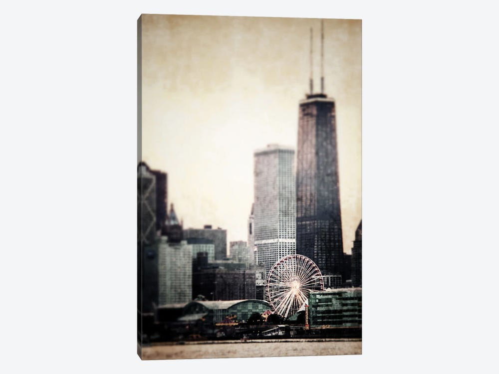 Eye Of Chicago by Apryl Roland 1-piece Canvas Artwork
