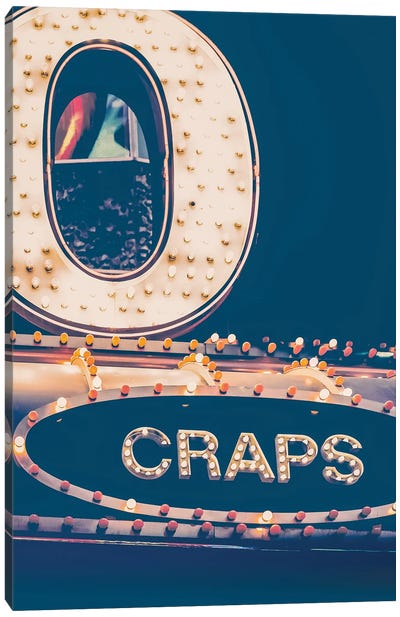 O Craps Canvas Art Print - Vintage Styled Photography