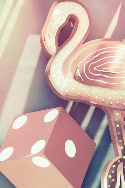 Signs: Pink Dice by Apryl Roland