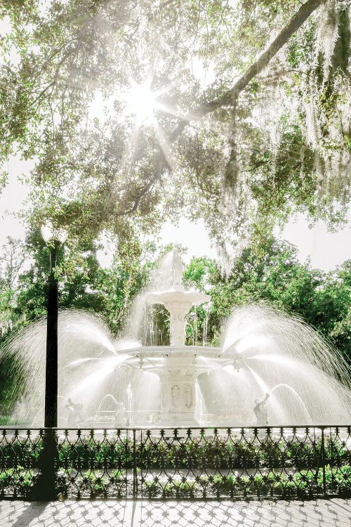 Forsyth Fountain by Apryl Roland wall art