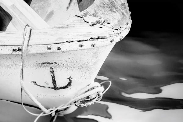 Anchors: Anchor Black And White by Apryl Roland