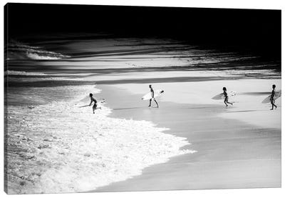 Gone Surfing Canvas Art Print - Action Shot Photography