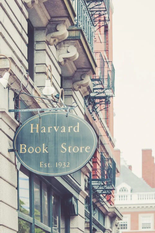 Harvard Book Store by Apryl Roland wall art