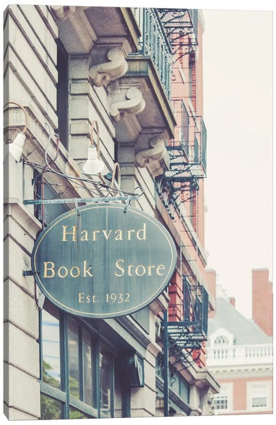 Harvard Book Store Canvas Art Print - Vintage Styled Photography