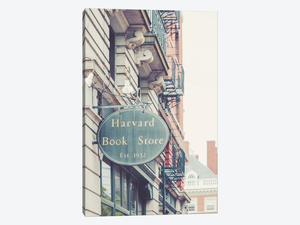 Harvard Book Store by Apryl Roland 1-piece Canvas Art