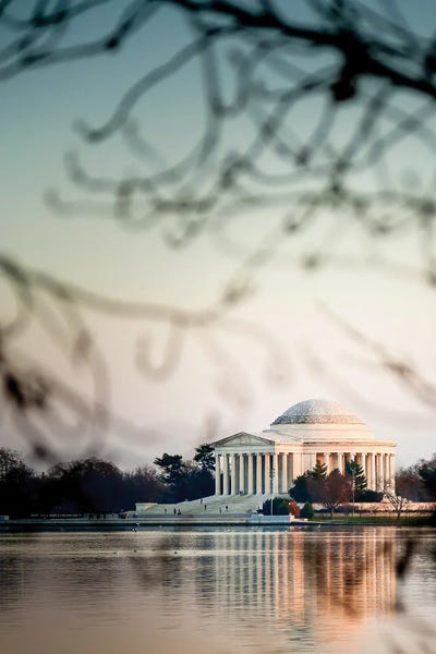 Washington, D.C.: Jefferson Sunset by Apryl Roland