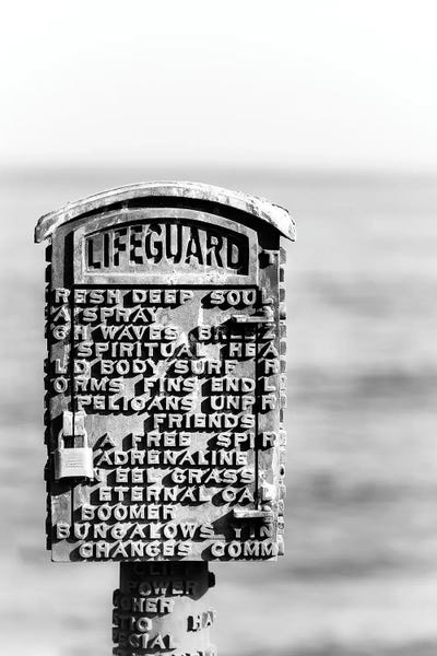 San Diego: Lifeguard Box by Apryl Roland