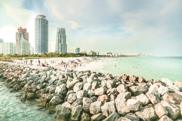 Florida Beaches: South Beach by Apryl Roland