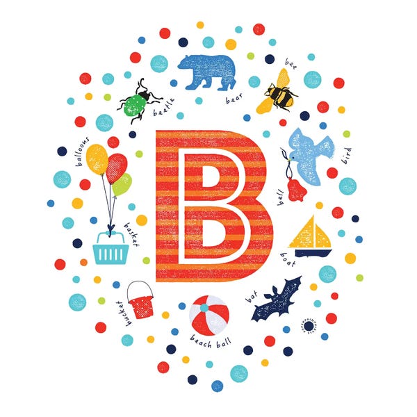 The Letter B: B by PaperPaintPixels