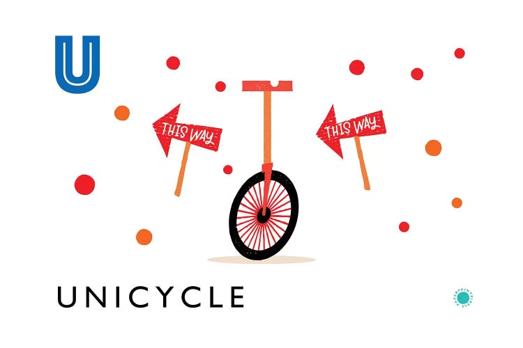 U Is For Unicycle