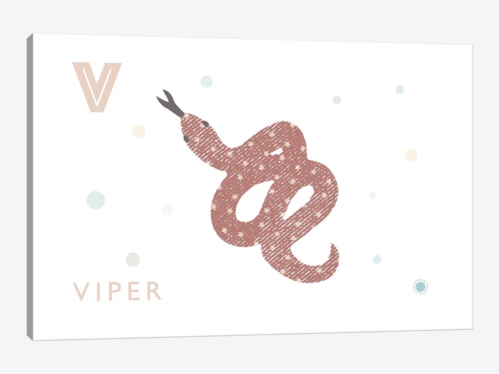 Viper by PaperPaintPixels 1-piece Canvas Wall Art