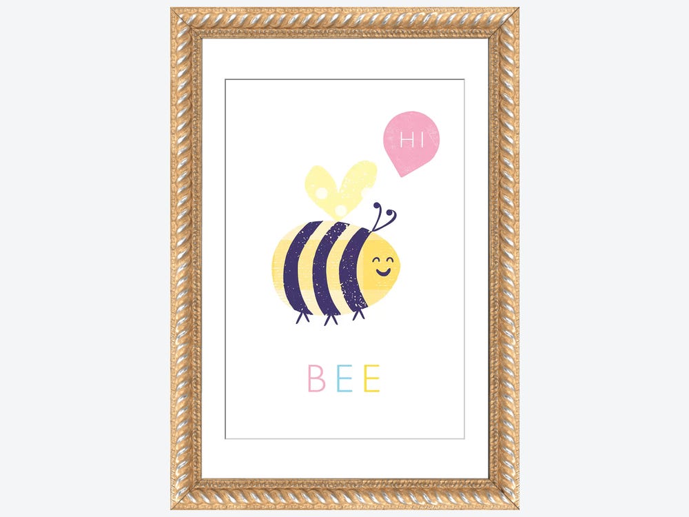 Bumble Bee Decor / Honey Bee Prints / Childrens Neutral Wall Art / Bee  Nursery Decor / Bees and Wildflowers / Nursery Bee Wall Art 