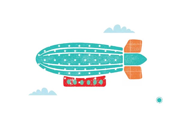 Blimps: Zeppelin by PaperPaintPixels