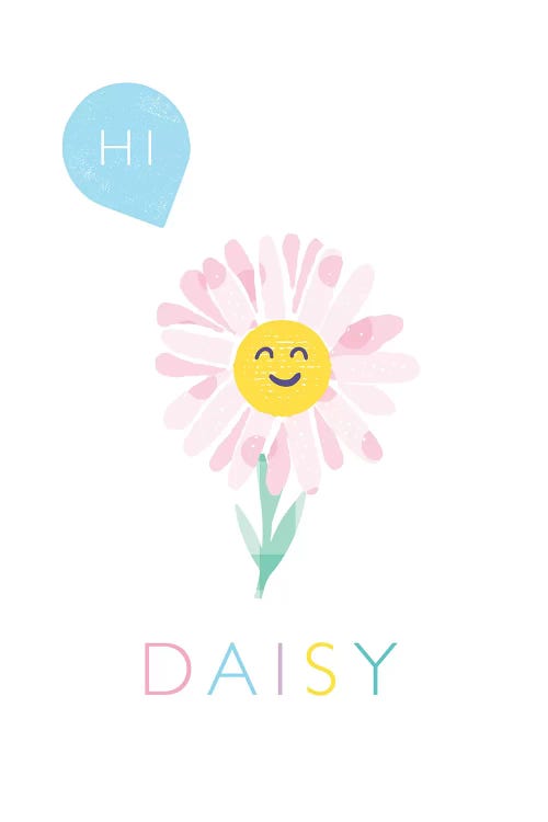Daisy by PaperPaintPixels wall art