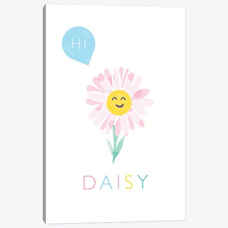 Daisy Canvas Print #PPX25} by PaperPaintPixels Canvas Art Print