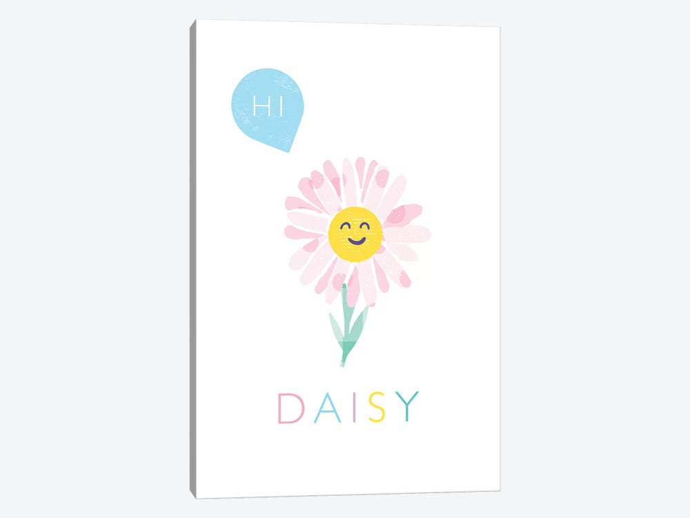 Daisy by PaperPaintPixels 1-piece Canvas Print