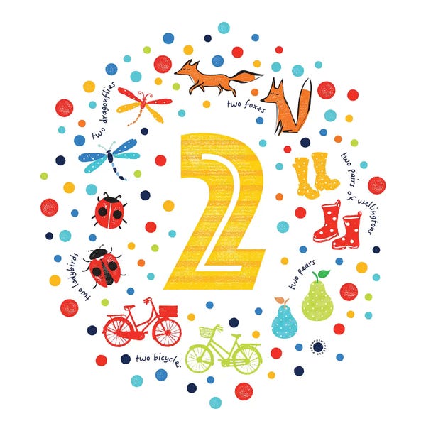 Numbers: 2 by PaperPaintPixels