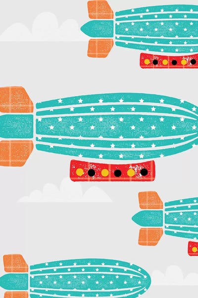 Blimps: In The Air Zeppelins by PaperPaintPixels