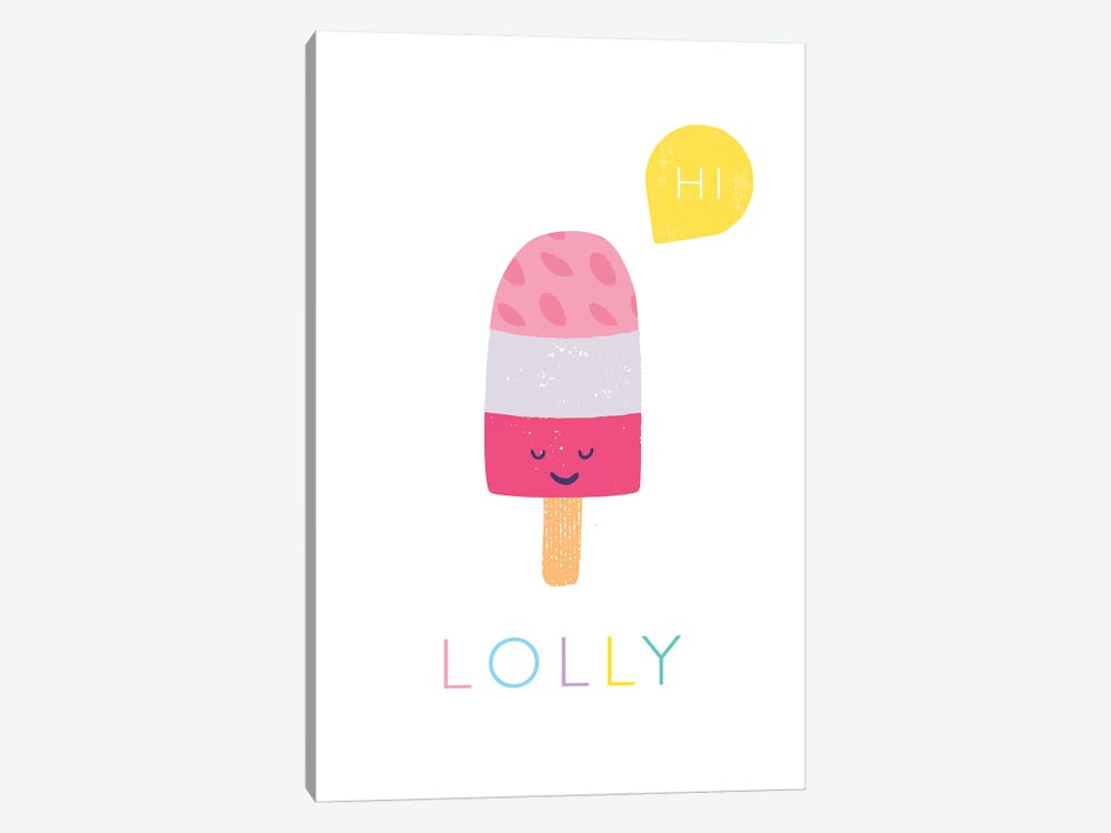 Lolly by PaperPaintPixels 1-piece Canvas Print