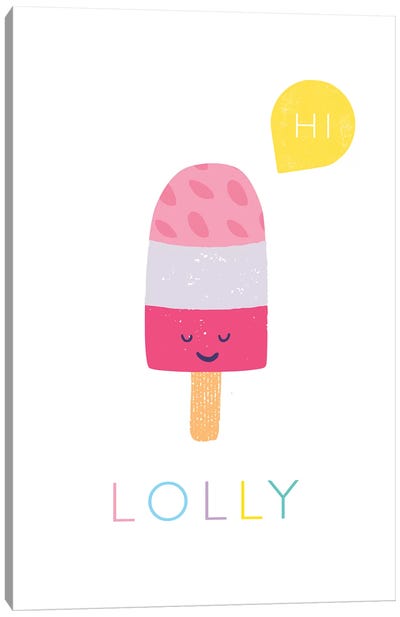 Lolly Canvas Art Print - Ice Cream & Popsicle Art
