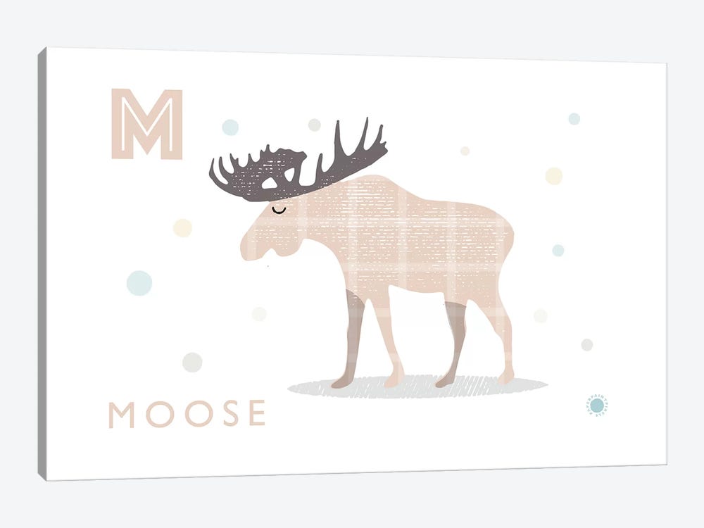 Moose by PaperPaintPixels 1-piece Art Print