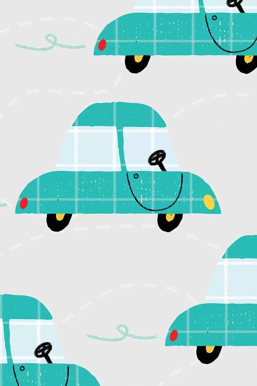 On The Road Automobiles by PaperPaintPixels wall art