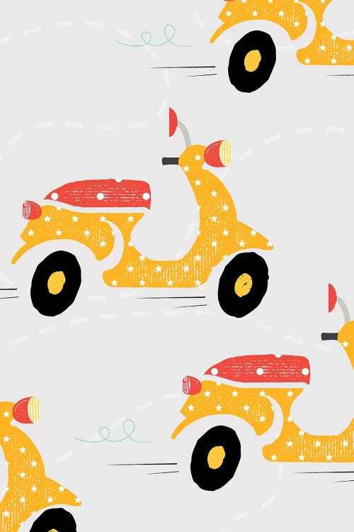 On The Road Motorcycles by PaperPaintPixels wall art