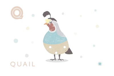 Quail by PaperPaintPixels multi panel art
