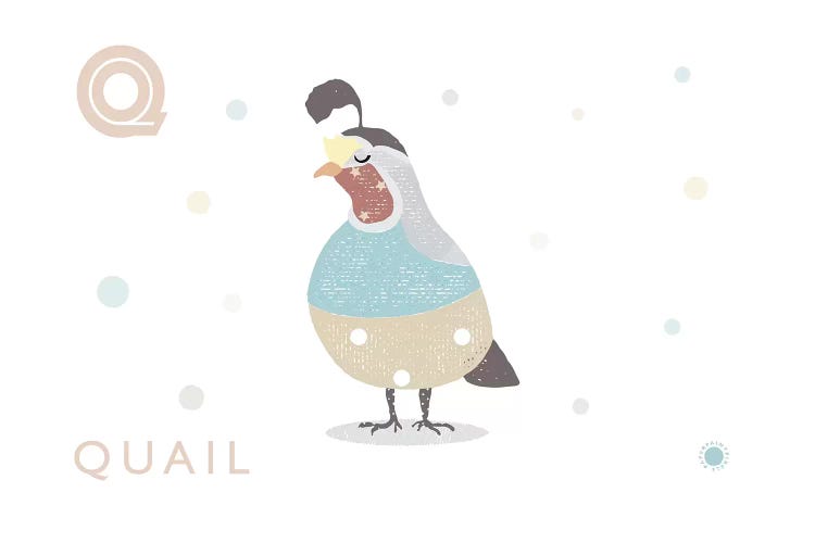 Quail by PaperPaintPixels wall art