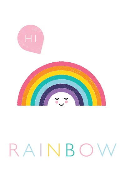 Typography: Rainbow by PaperPaintPixels