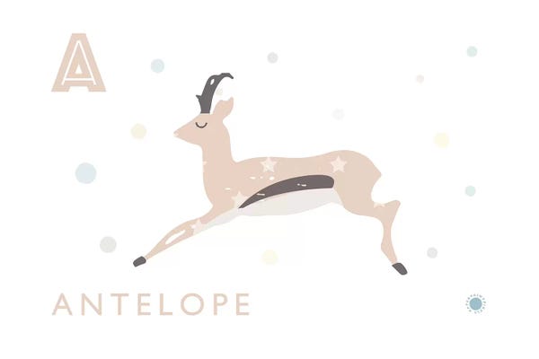 Antelopes: Antelope by PaperPaintPixels