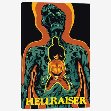 Hellraiser Canvas Print #PPY10} by Phillip Ray Canvas Wall Art