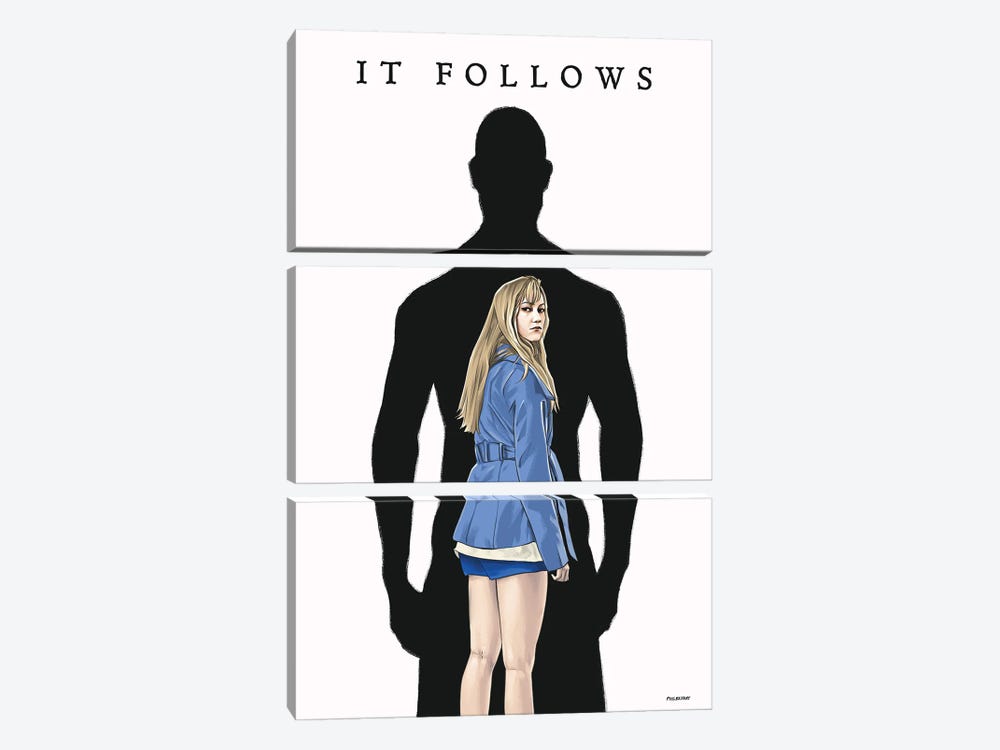 It Follows by Phillip Ray 3-piece Canvas Wall Art
