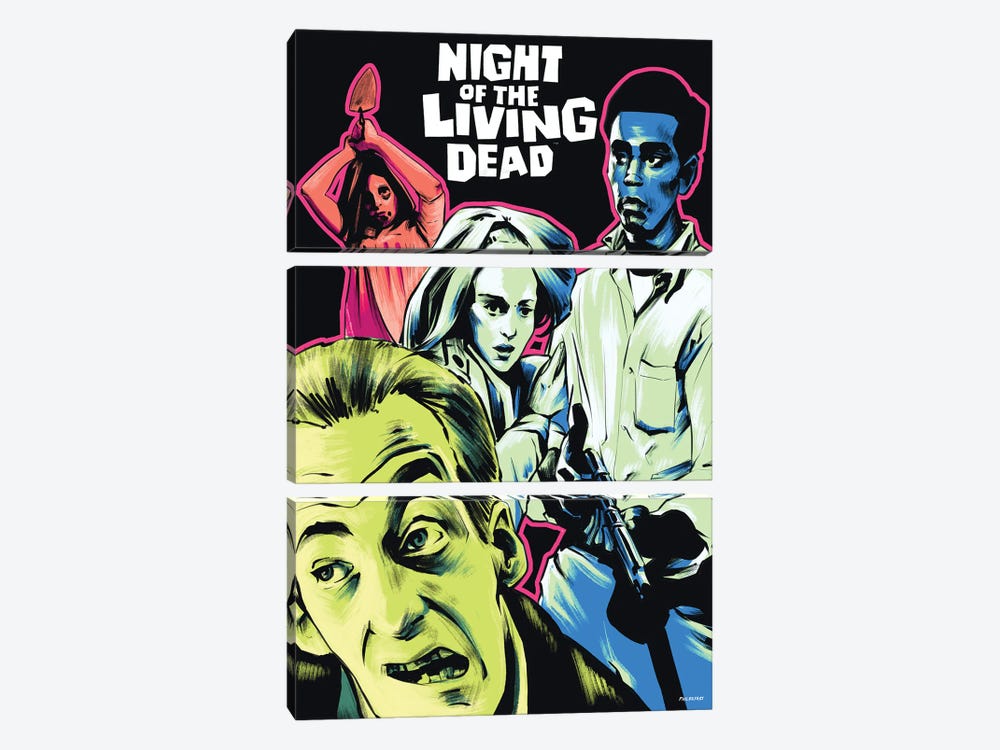 Night of the Living Dead I by Phillip Ray 3-piece Canvas Art