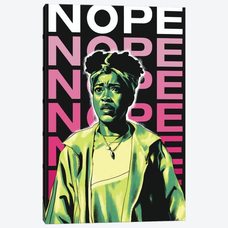 Nope Canvas Print #PPY18} by Phillip Ray Canvas Art