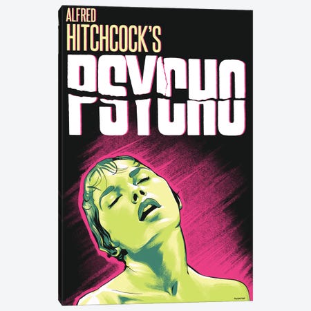 Psycho Canvas Print #PPY20} by Phillip Ray Art Print