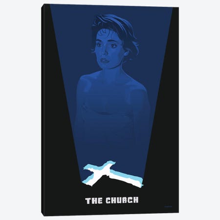 The Church Canvas Print #PPY22} by Phillip Ray Art Print