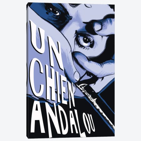 Un Chien Andalou Canvas Print #PPY27} by Phillip Ray Canvas Wall Art
